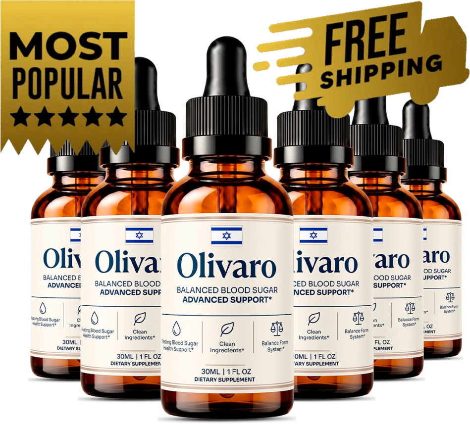 Six Olivaro dropper bottles — most popular, free shipping
